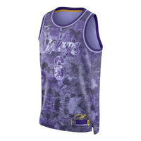 Nike x NBA LeBron James Los Angeles Lakers 22/23 Dri-FIT Swingman Jersey 'Purple' FD4093-580