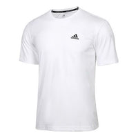 adidas Tennis Sports Round Neck Short Sleeve White AZ4077