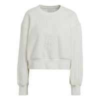 (WMNS) adidas Originals Graphic Polar Fleece Sweatshirts 'White' HM1608