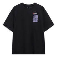 Li-Ning Skateboarding Graphic T-shirt 'Black' AHST071-1