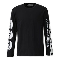 COMME des GARCONS CDG Classical String mark Logo Long-sleeve Tee 'Black' SZ-T008-051-1