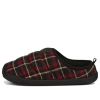 PUMA Scuff Flannel Slip-On 'Black Red' 386338-01