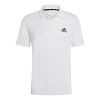 adidas M Pl Ps Training Sports Breathable Short Sleeve Polo Shirt White GM2154