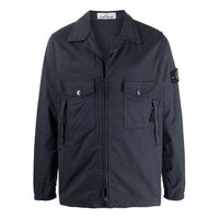 STONE ISLAND Cotton Overshirt 'Navy' 751510610-V0020
