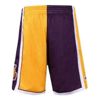 Mitchell & Ness x NBA Los Angeles Lakers Split Swingman Shorts 'Yellow Purple' SMSH4855-LAL09PPPPRYW
