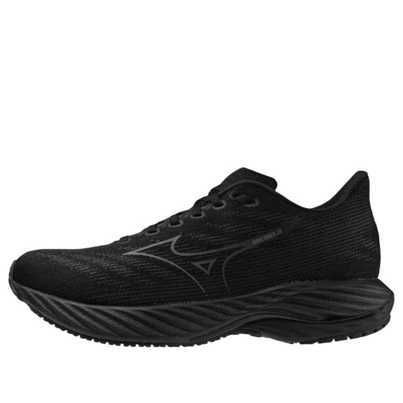 Mizuno Wave Rider 28 'All Black' J1GC240403
