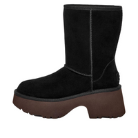 (WMNS) UGG Classic Short New Heights 'Black' 1158310-BLK
