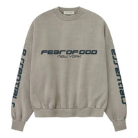 Fear of God Essentials Heavy Fleece Cropped Relaxed Sweatshirt 'Smoke Grey' 192HO256891F